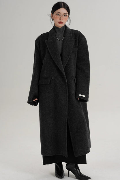 Elegant Long Wool Coat