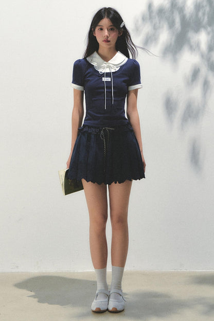 College Chic Knit Tee