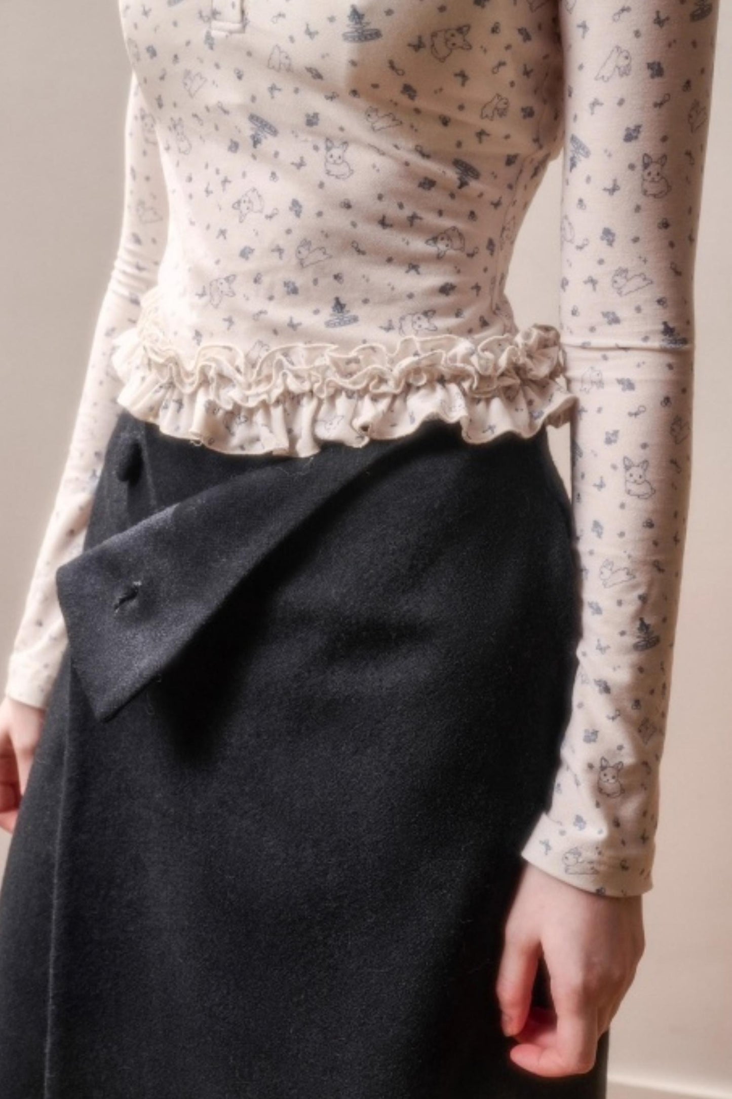 Fluffy Rabbit Lace Top