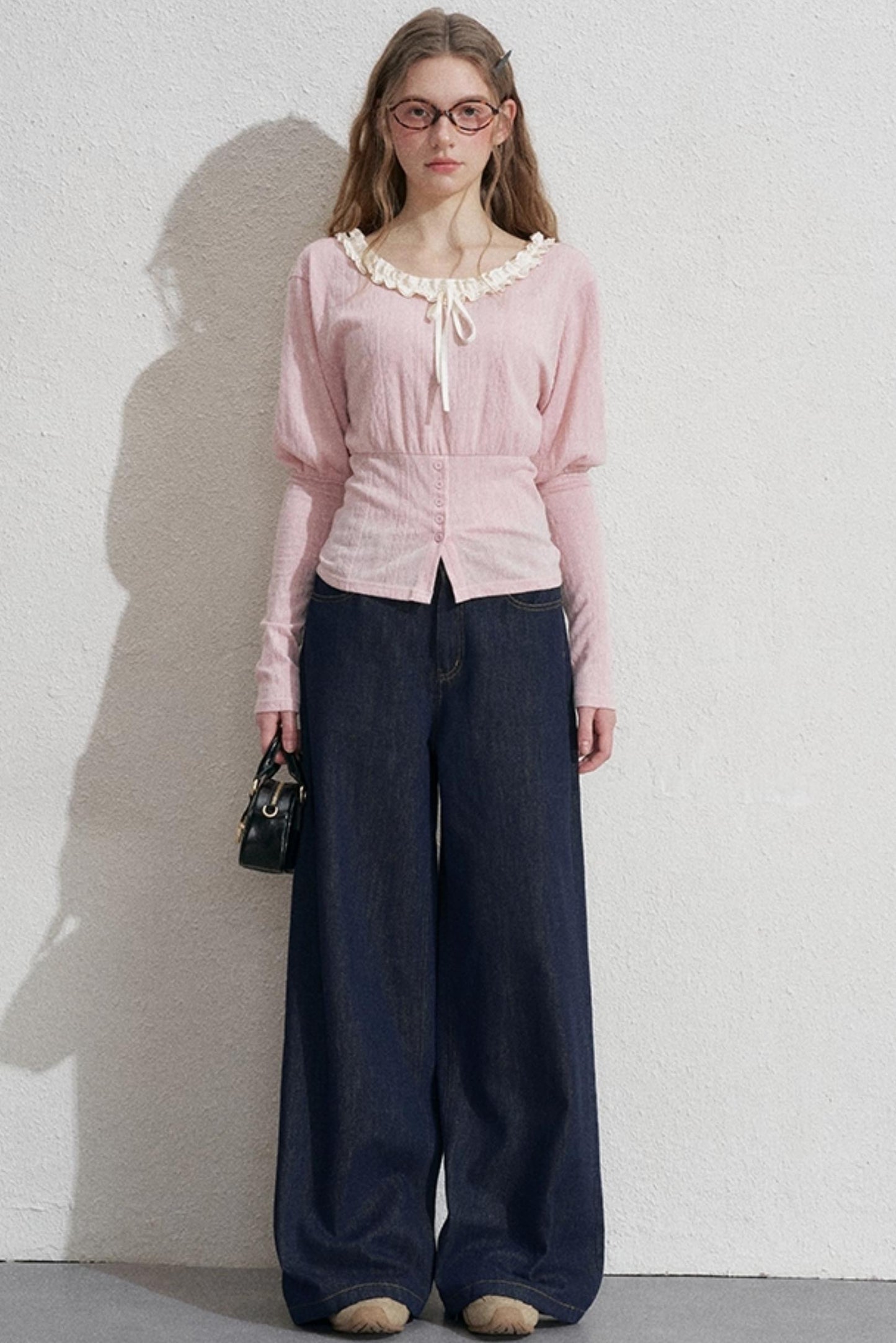 Empire Pink Lace Shirt