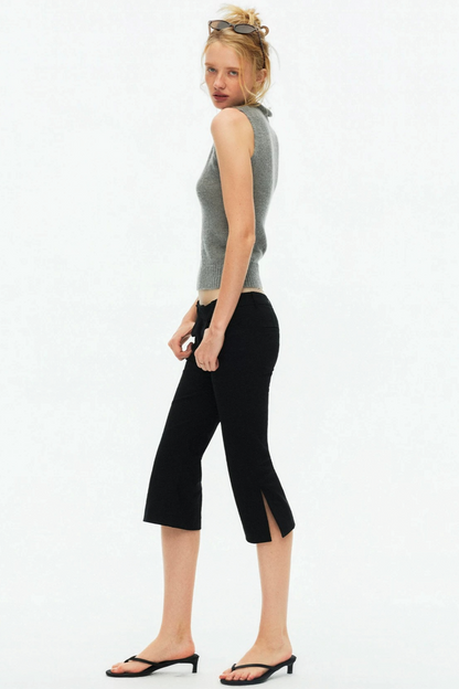 Multi-Color Mohair Knit Vest