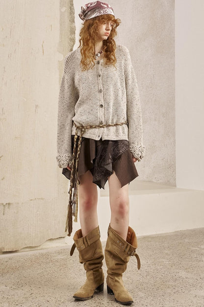 Vintage Crocheted Cardigan