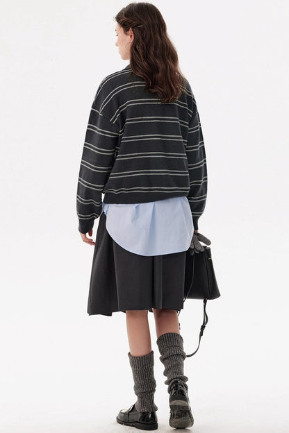 Intellectual Striped Knit Shirt