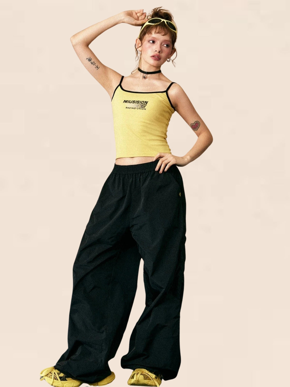 High Street Hip Hop Straight Long Pants