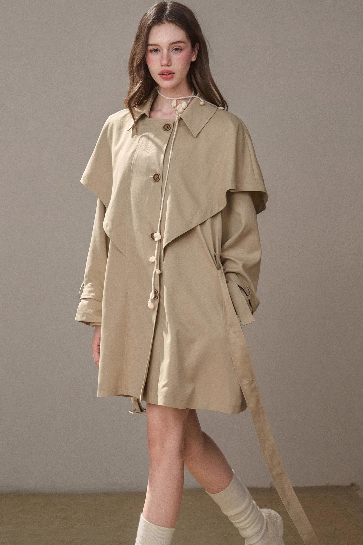 Retro Loose Trench Coat