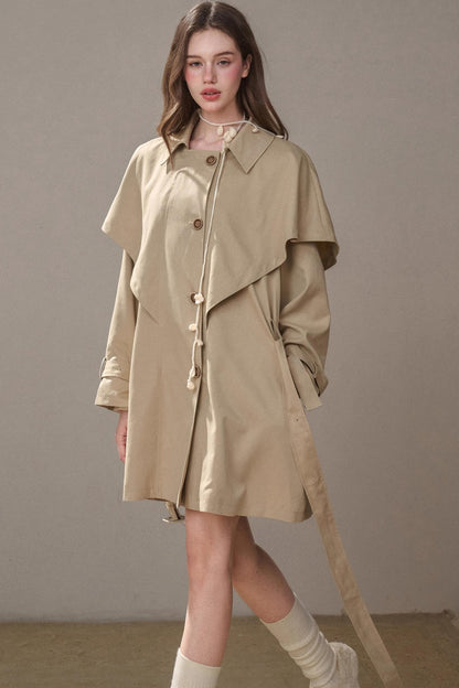 Retro Loose Trench Coat