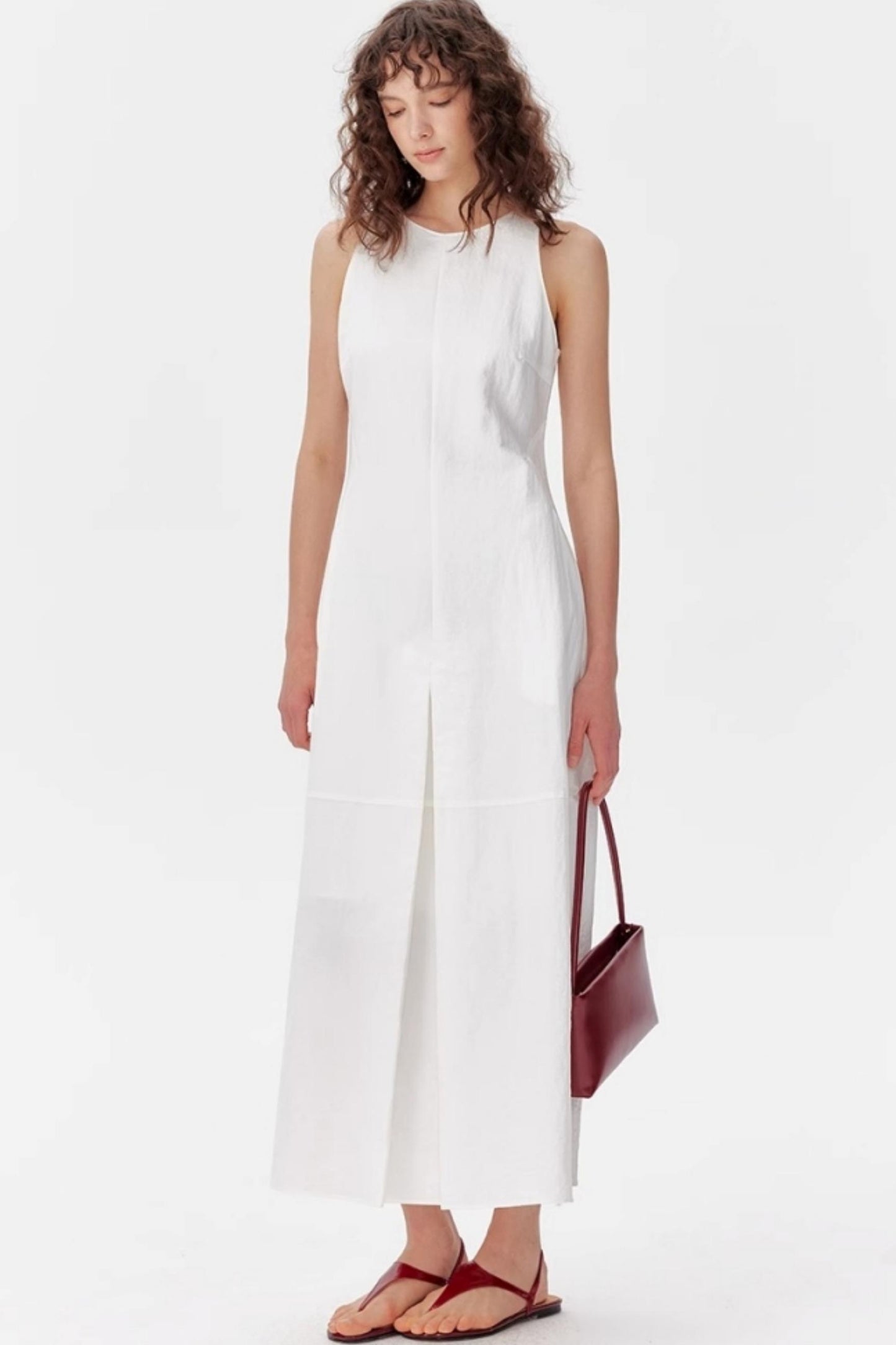 Sleeveless Waist Detail Dress