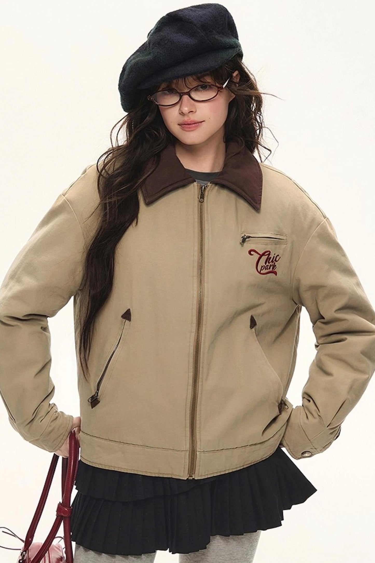 Retro Embroidered Cotton Jacket