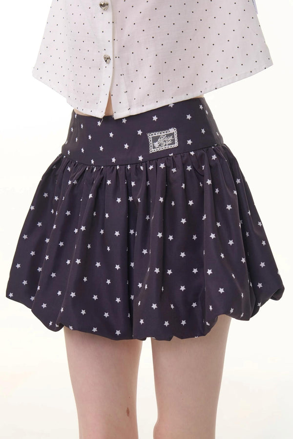 Polka Dot A-Line Skirt