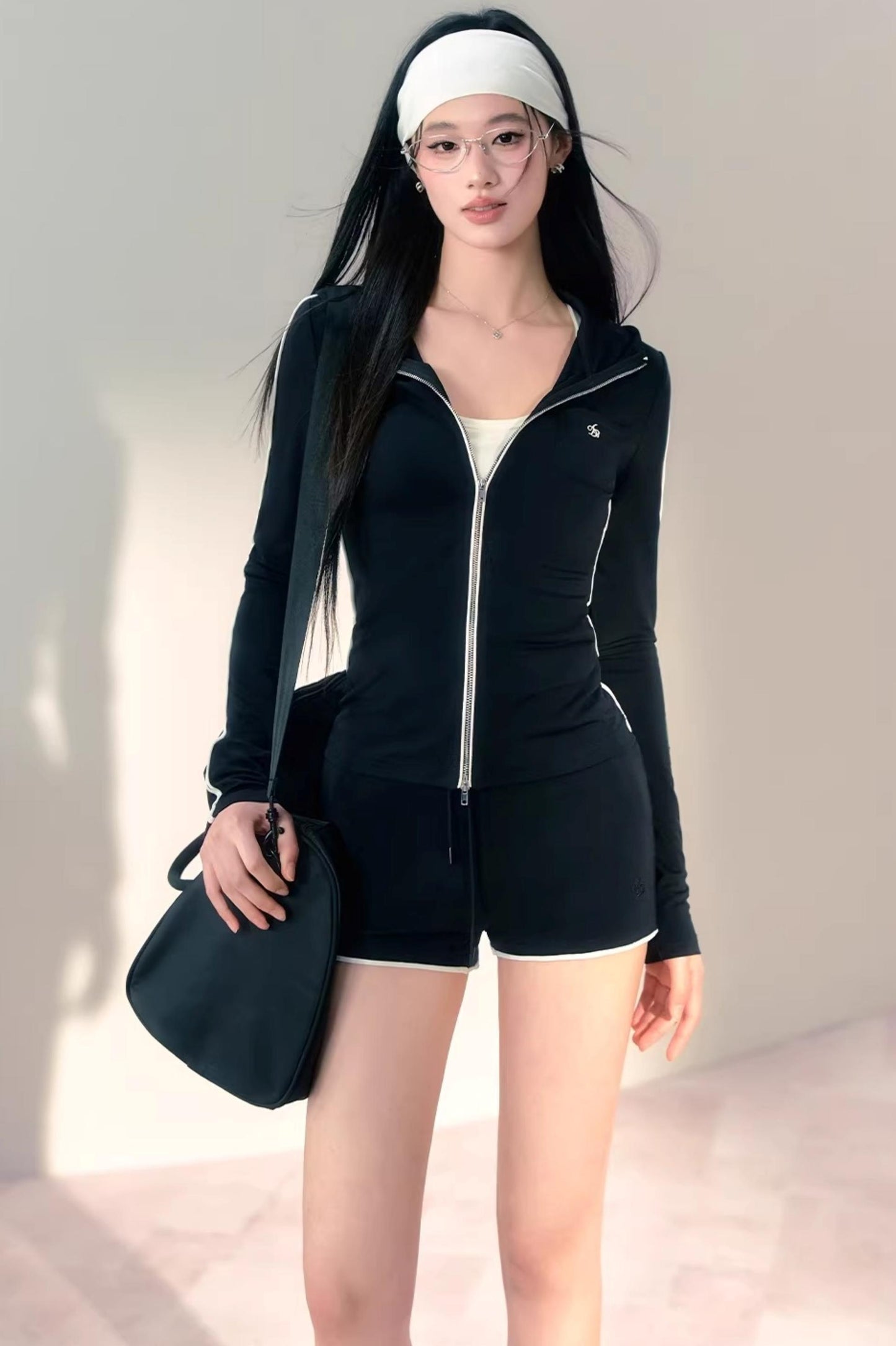 Retro Slimming Sports Suit Set-Up