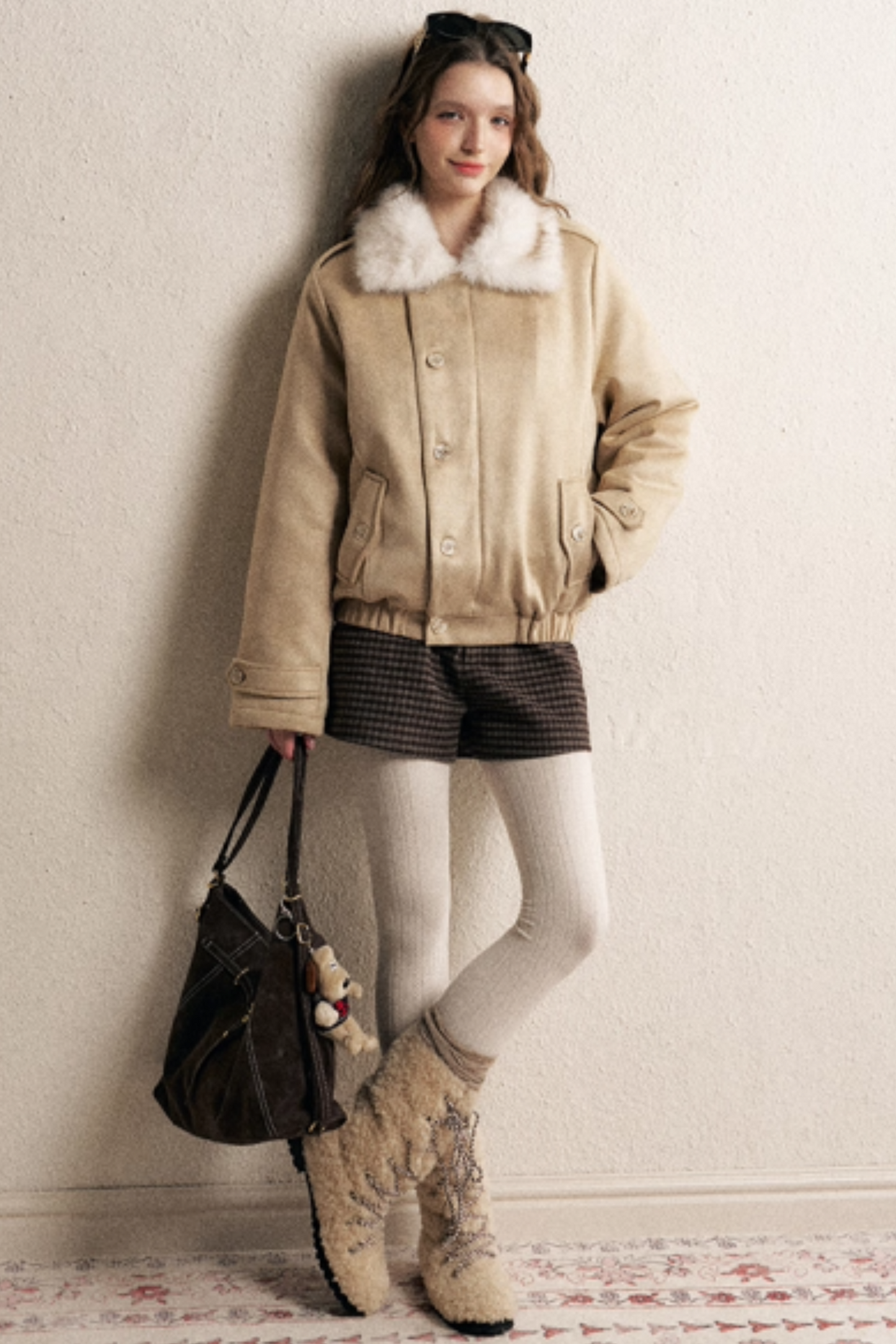 Light Khaki Suede Jacket