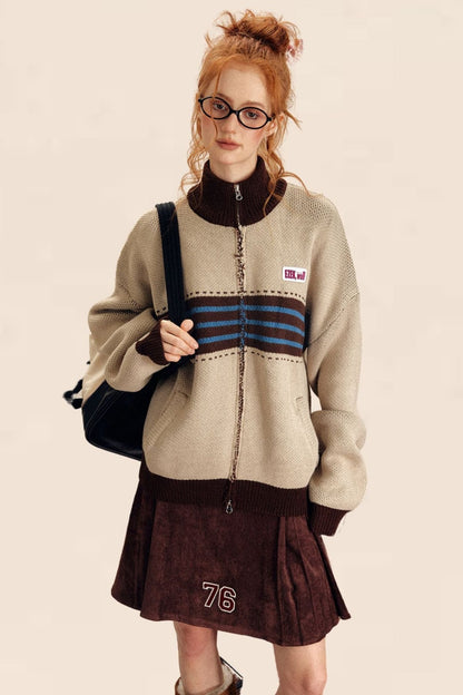 Winter Long-Sleeve Casual Sweater Coat