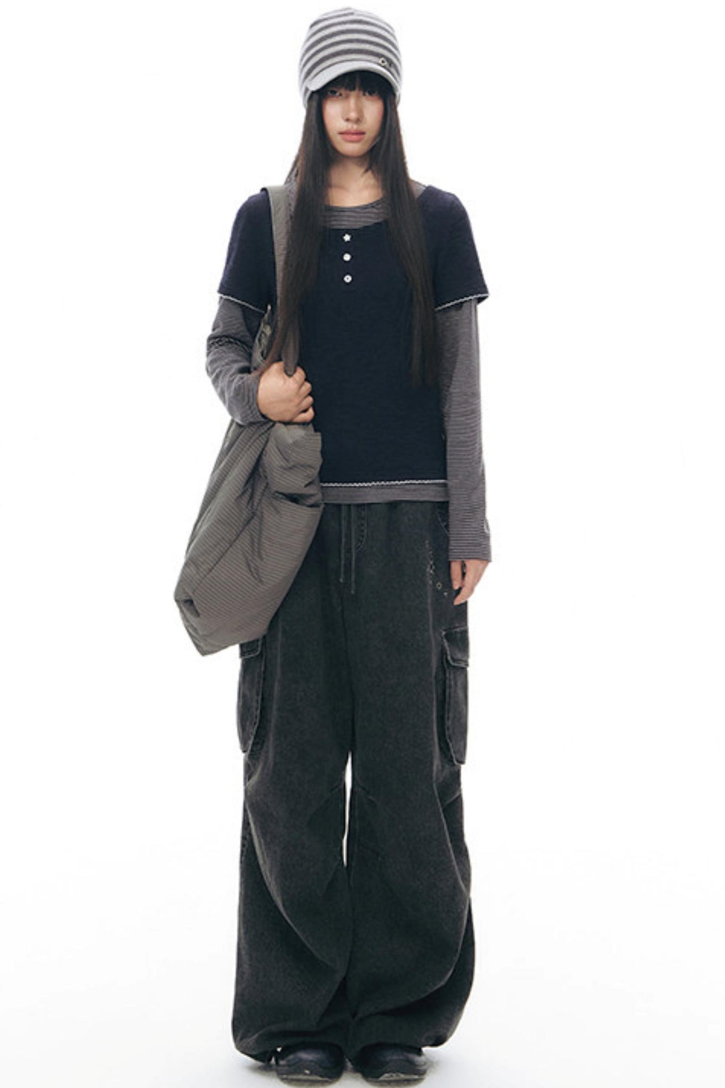 Vintage Weite Retro-Hosen