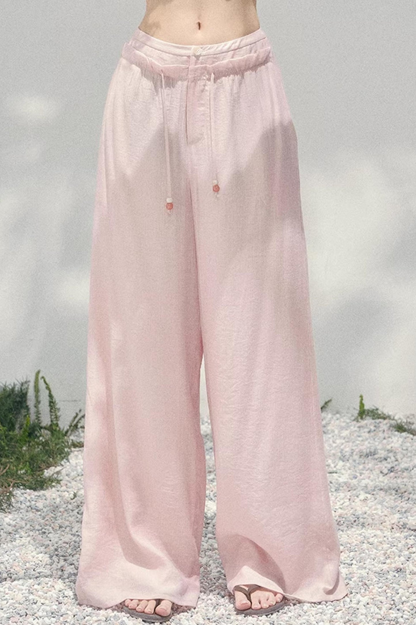 Light Mist Wide-Leg Pants