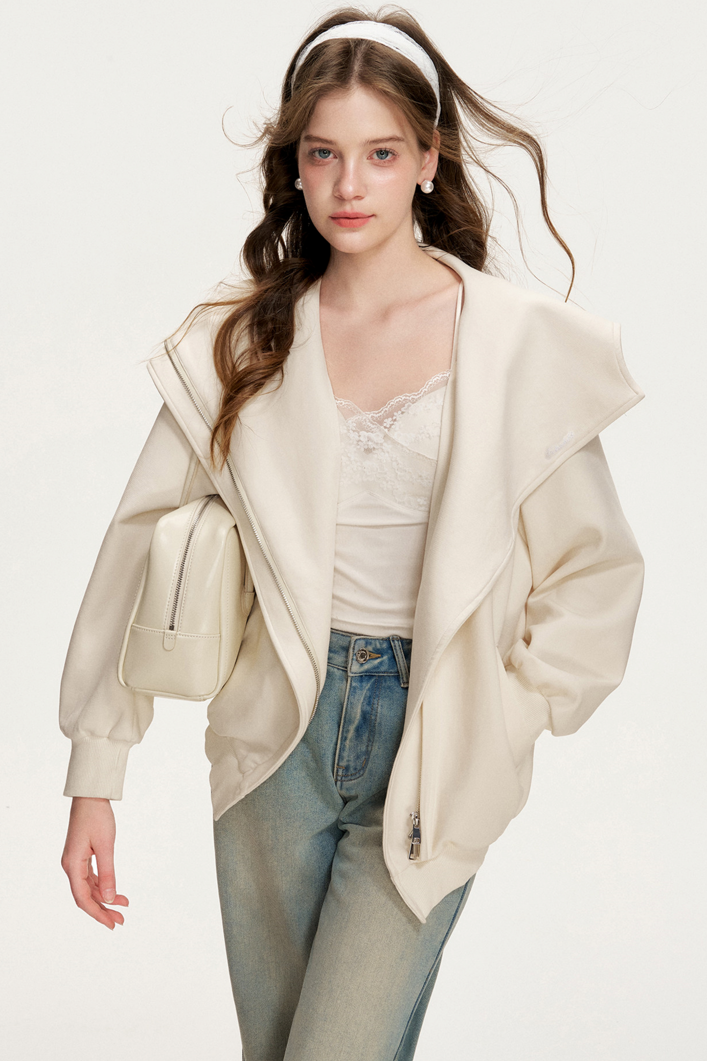 Hooded Double-Zip Jacket