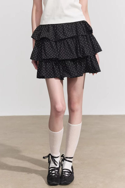Retro High-Waisted Denim Mini Skirt