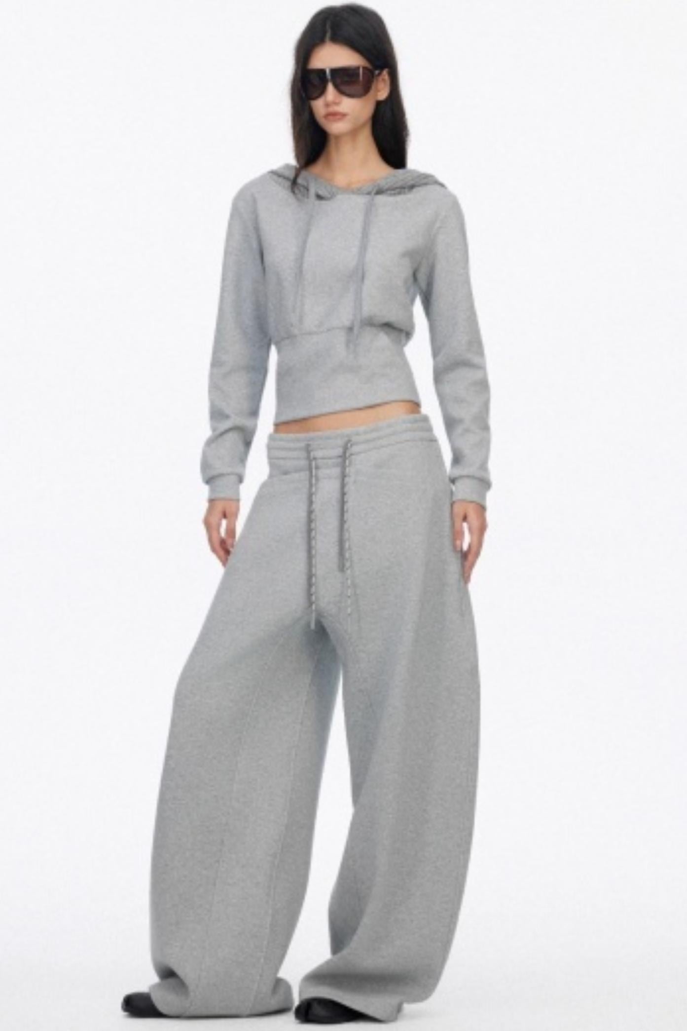 Layer Hooded Slim Sweatshirt