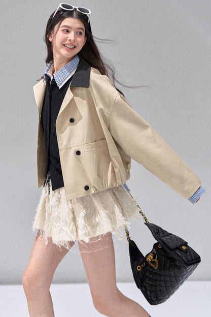 Short Petite Trench Coat