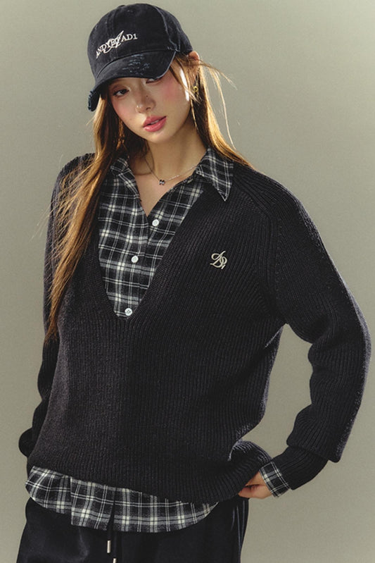 Vintage Check Long-Sleeve Shirt