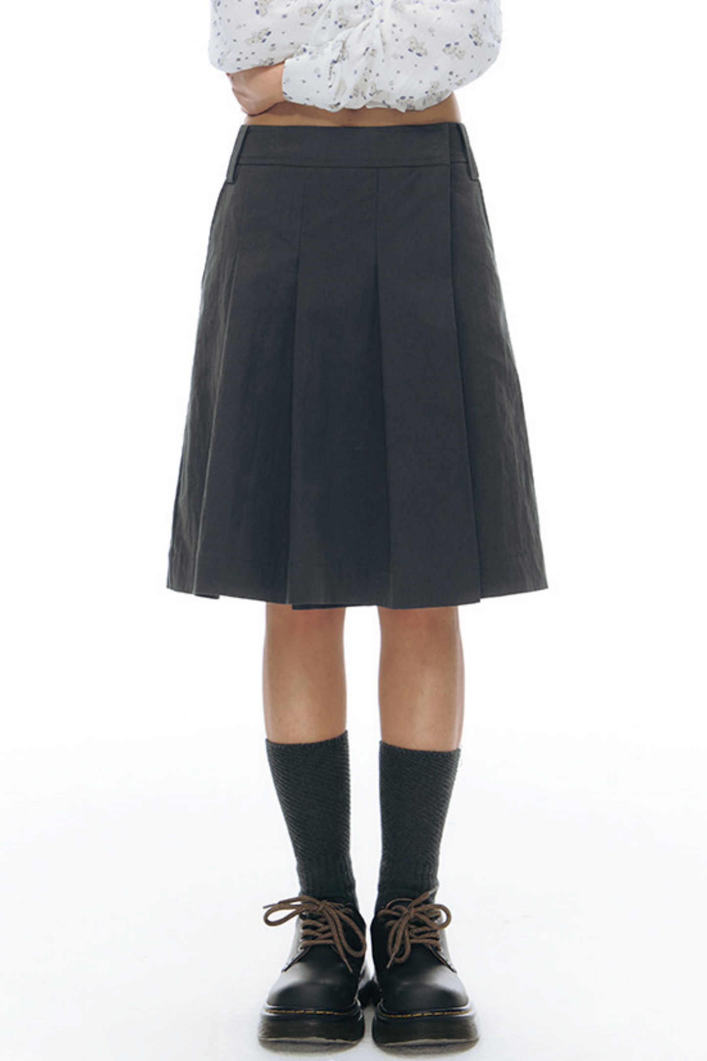 Original Pleated Workwear Skirt