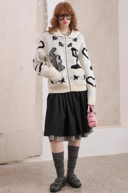 Warm Yarn Knitted Cardigan