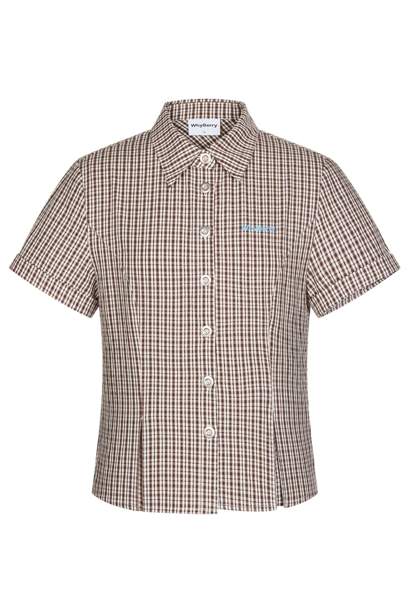 Summer Encounter Pink Check Shirt