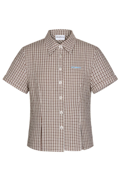 Summer Encounter Pink Check Shirt