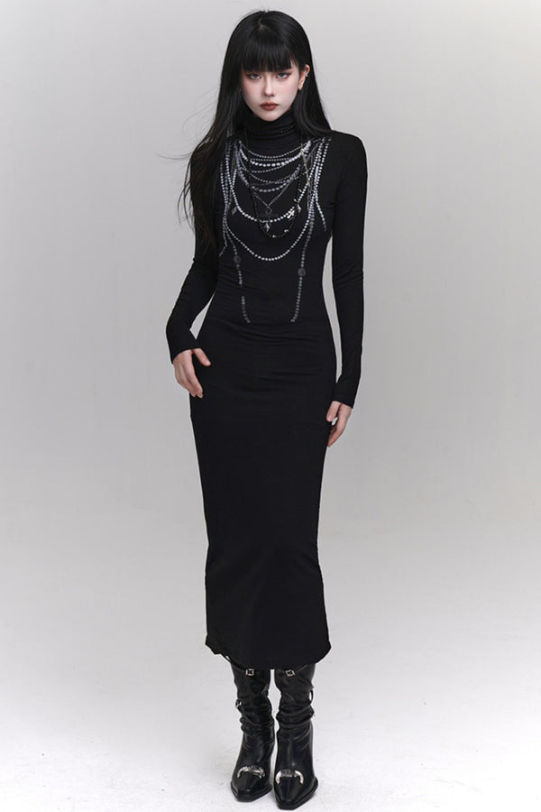 Hot Girl Style Knitted Dress