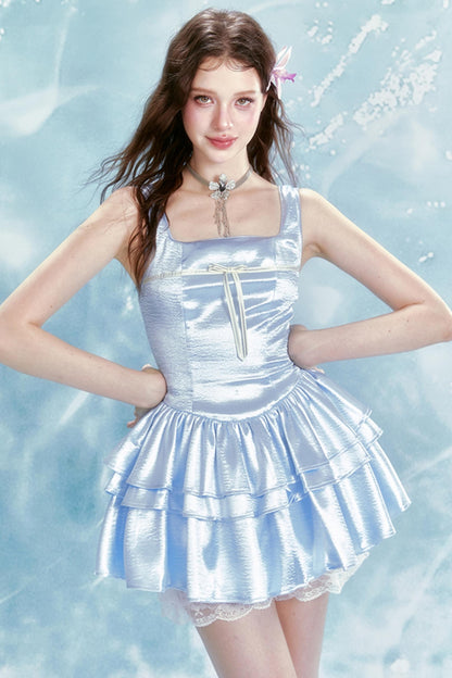 Blue Princess Dress Set-Up