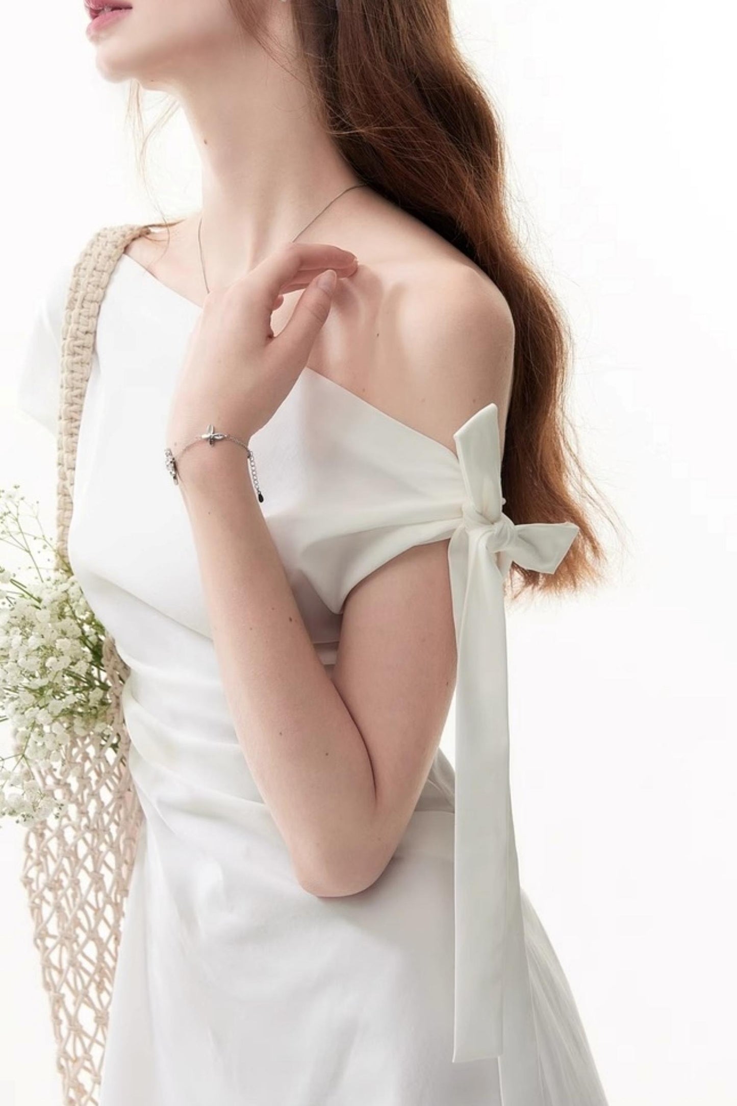 Summer White A-Line Dress