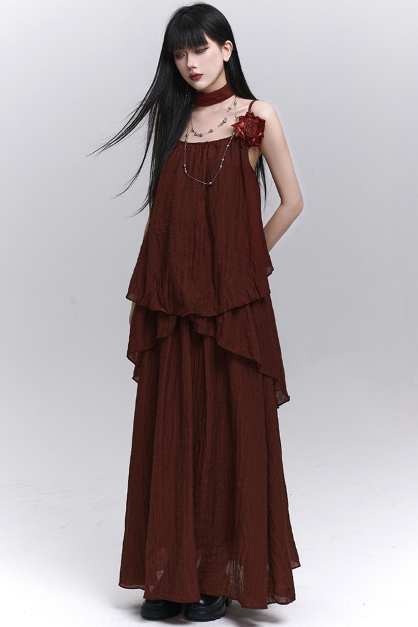 Chic Pink Skirt Top Set-Up