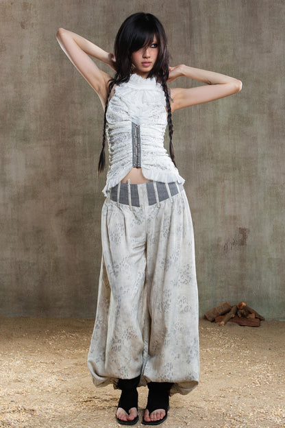 Retro Fishbone Pants