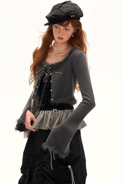 Unique Striped Lace Camisole