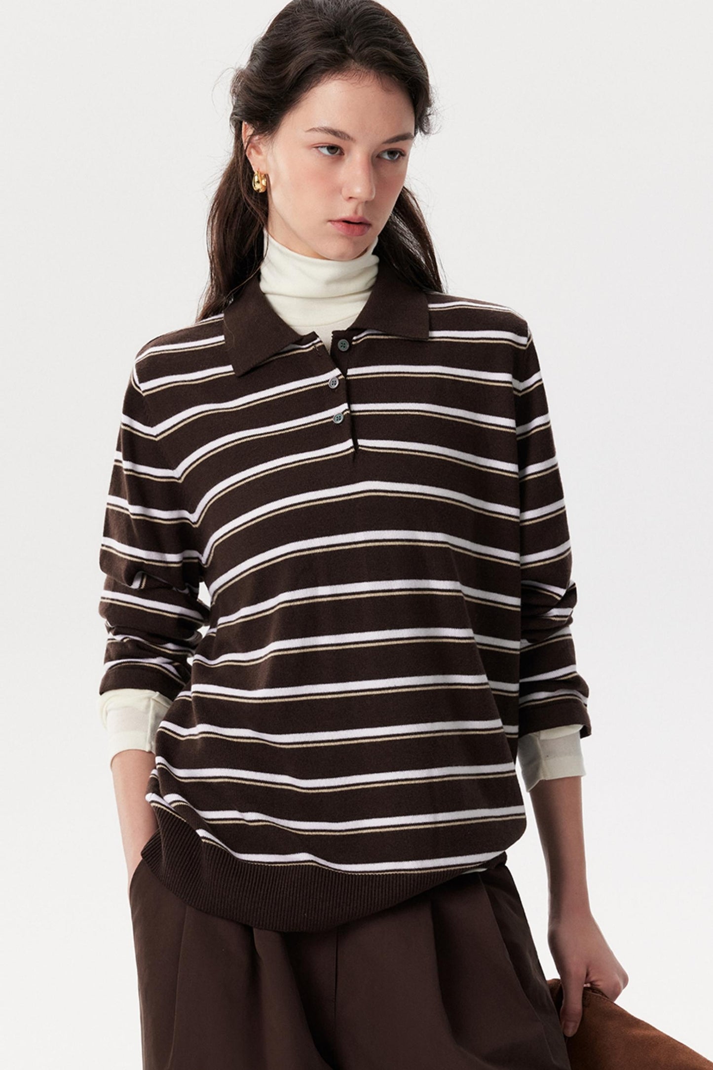 Retro Wool Striped Top
