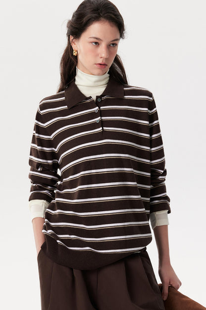 Retro Wool Striped Top