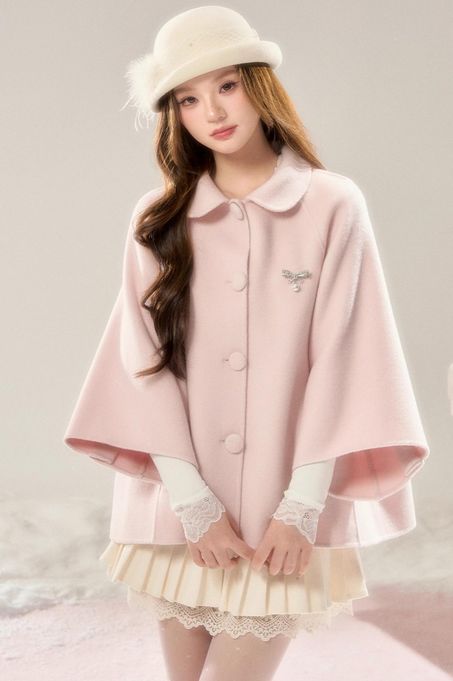 Lace Story Knitted Skirt