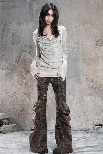 Retro Two-Piece Top Shirt Info