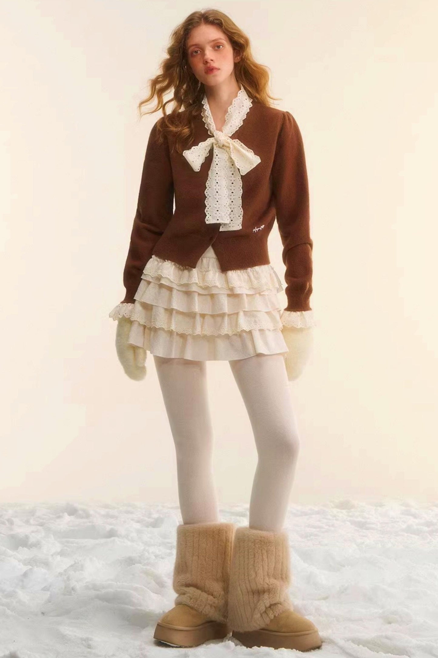 French Lace Retro Skirt