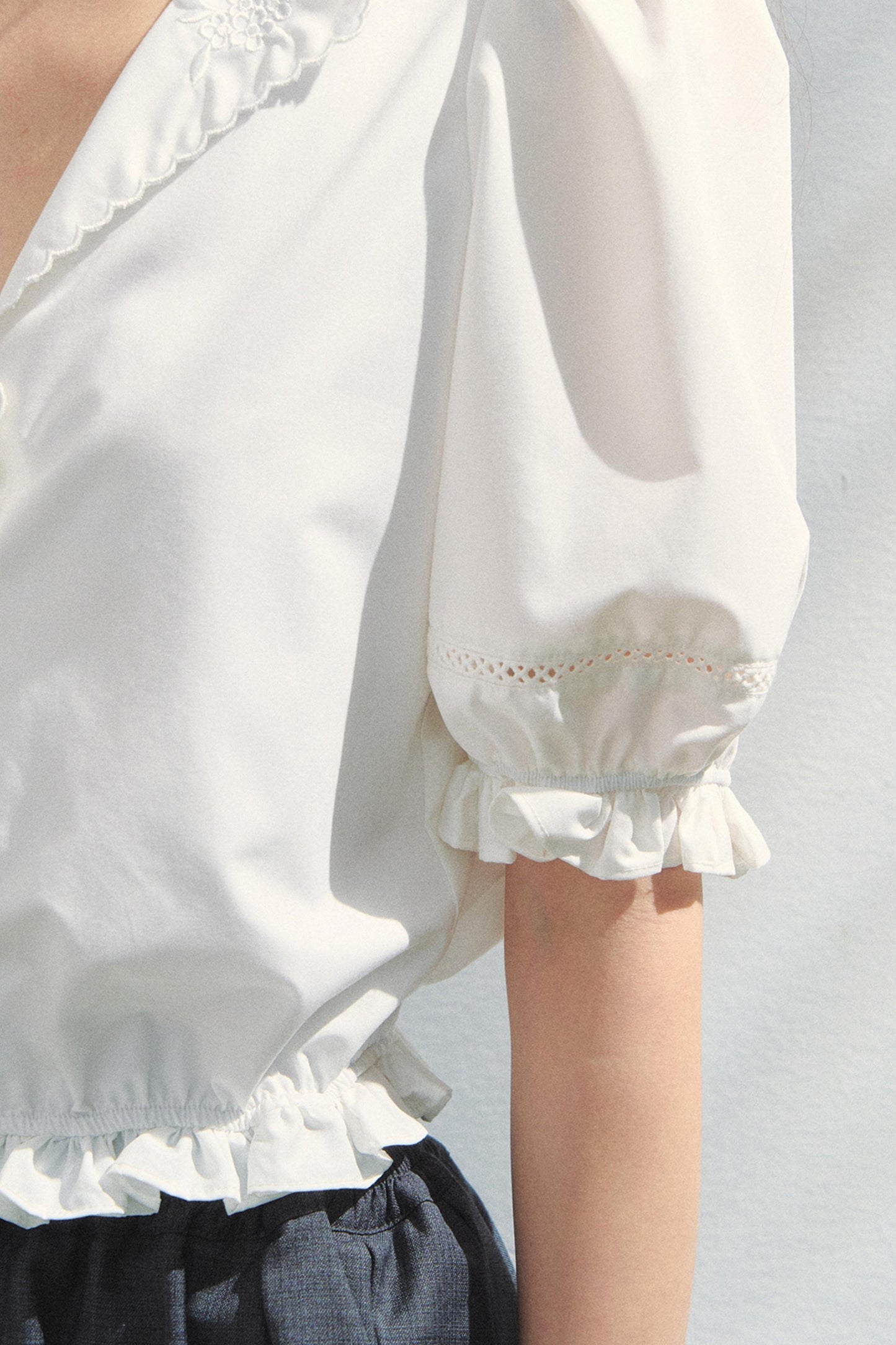 Embroidered Sunset Tee