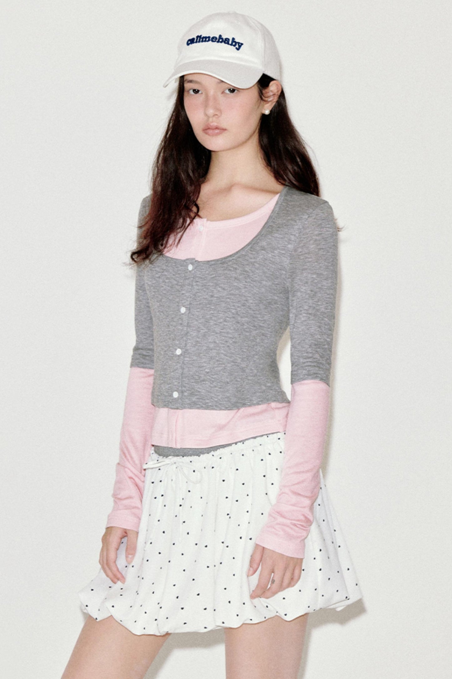 Elegant Ballet Knitted Blots Top