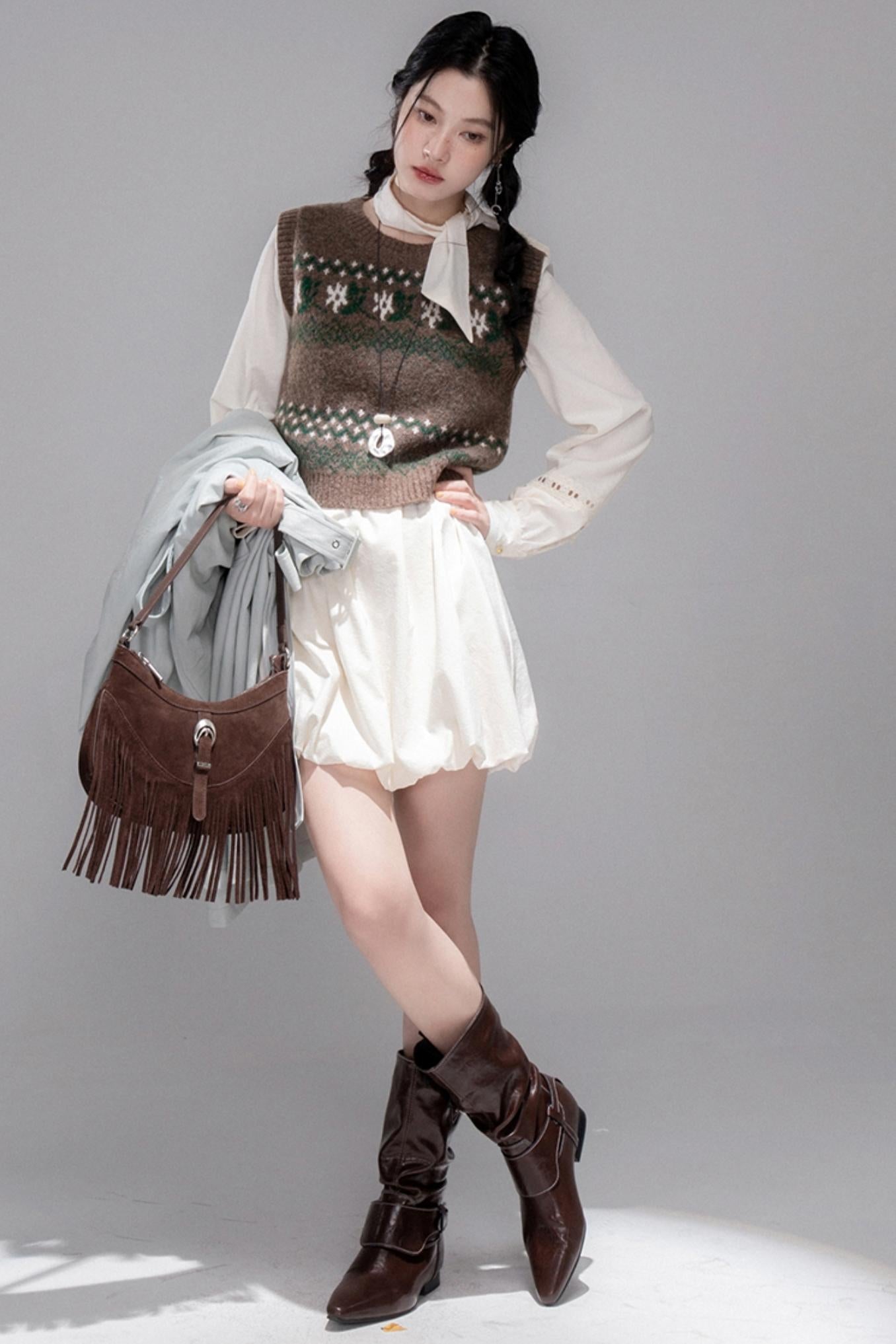 Efficiency Diamond Plaid Vest