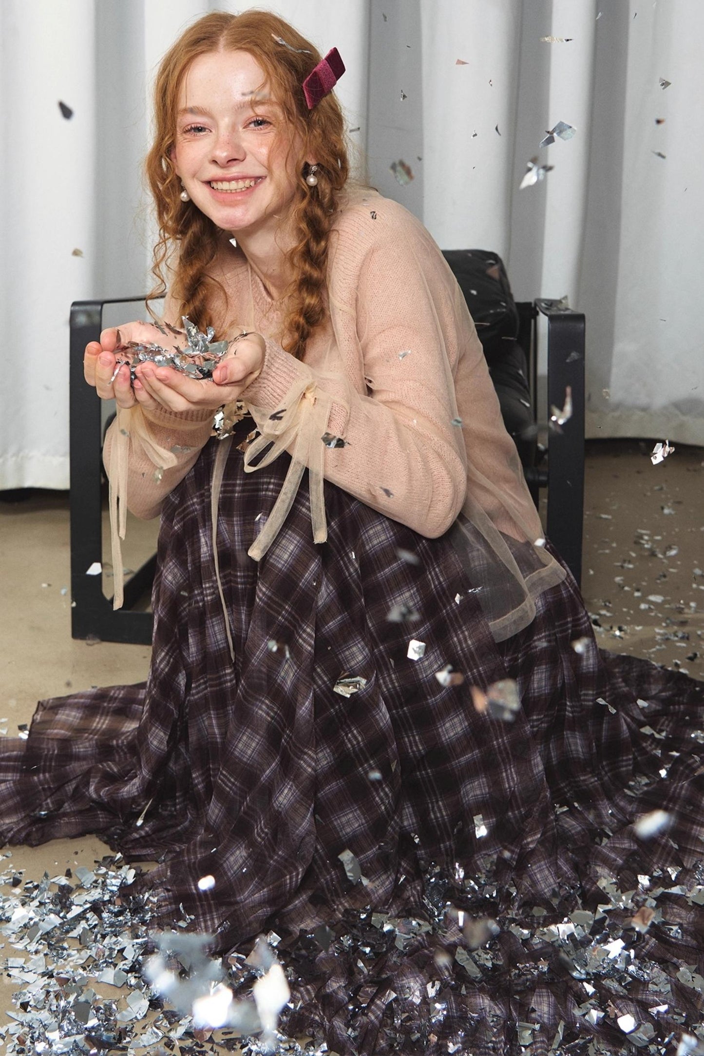 Mesh Sweater Cardigan