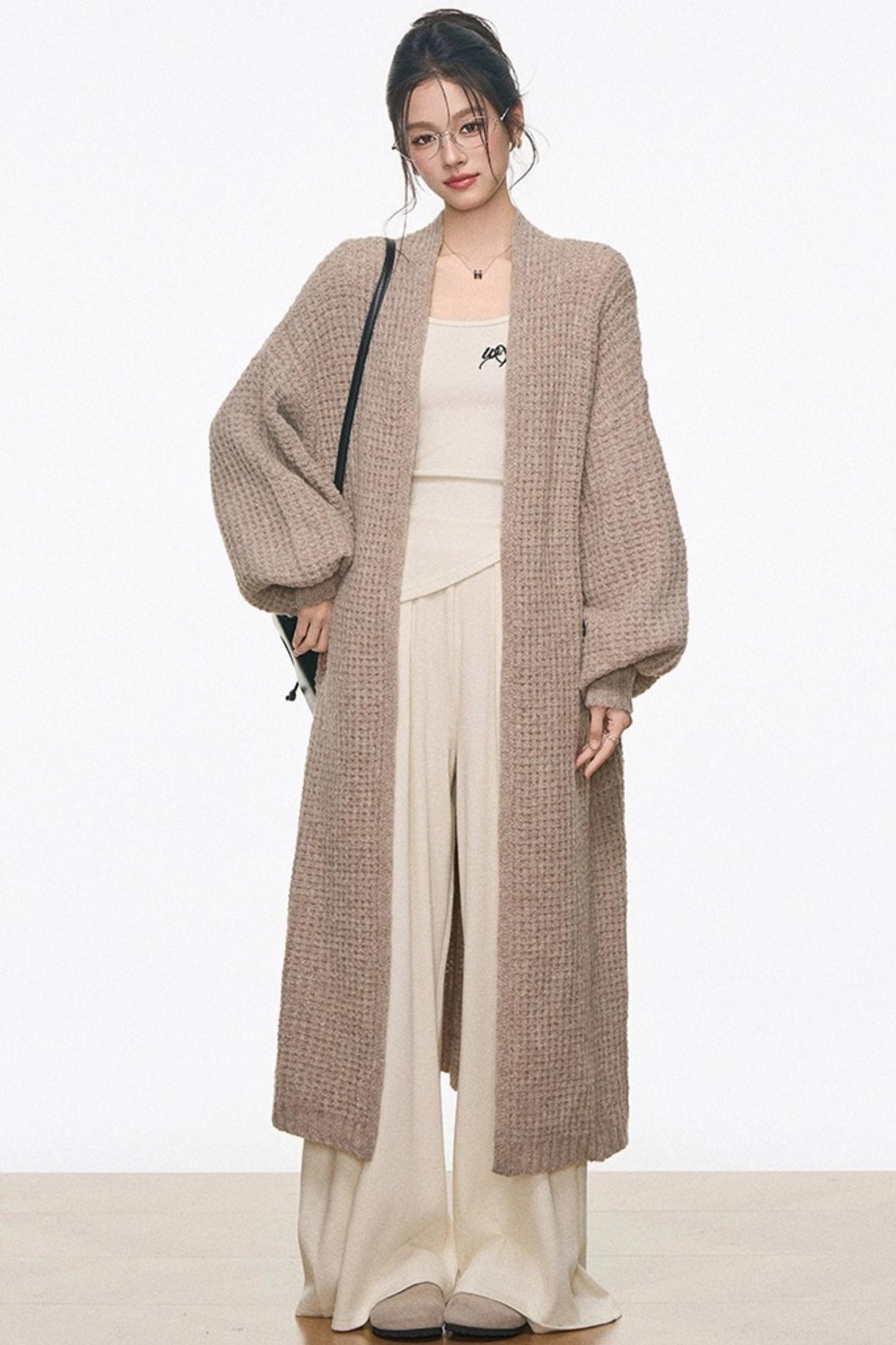 Knitted High-End Cardigan Set-Up