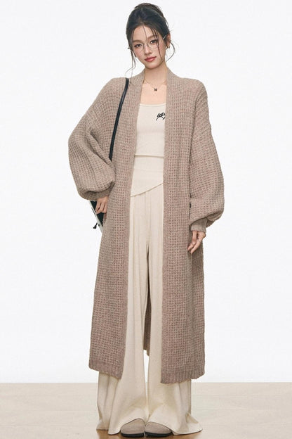 Knitted High-End Cardigan Set-Up