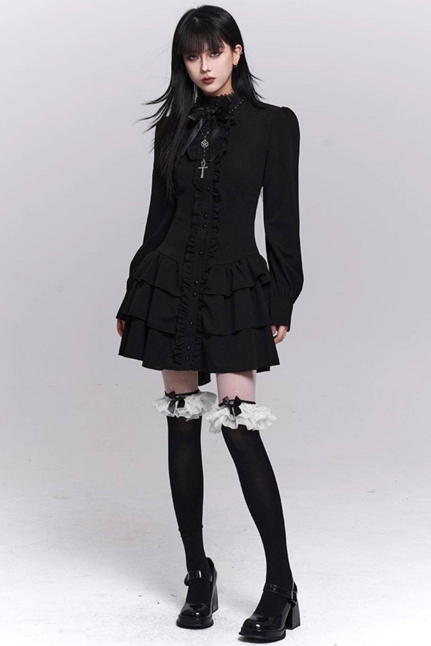 Ghost Girl Black Dress