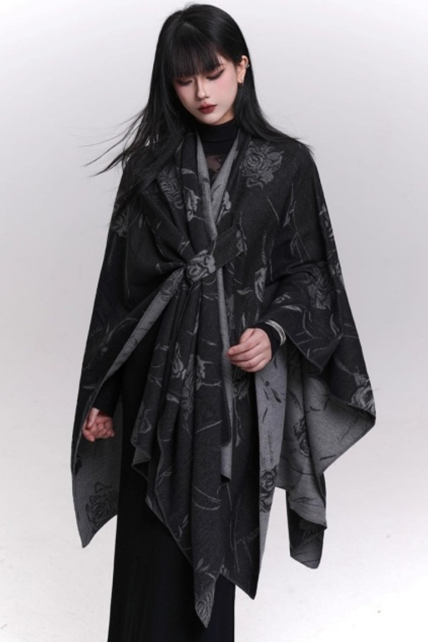 Ghost Girl Scarf Cape Shawl