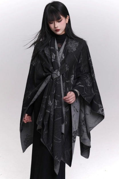 Ghost Girl Scarf Cape Shawl