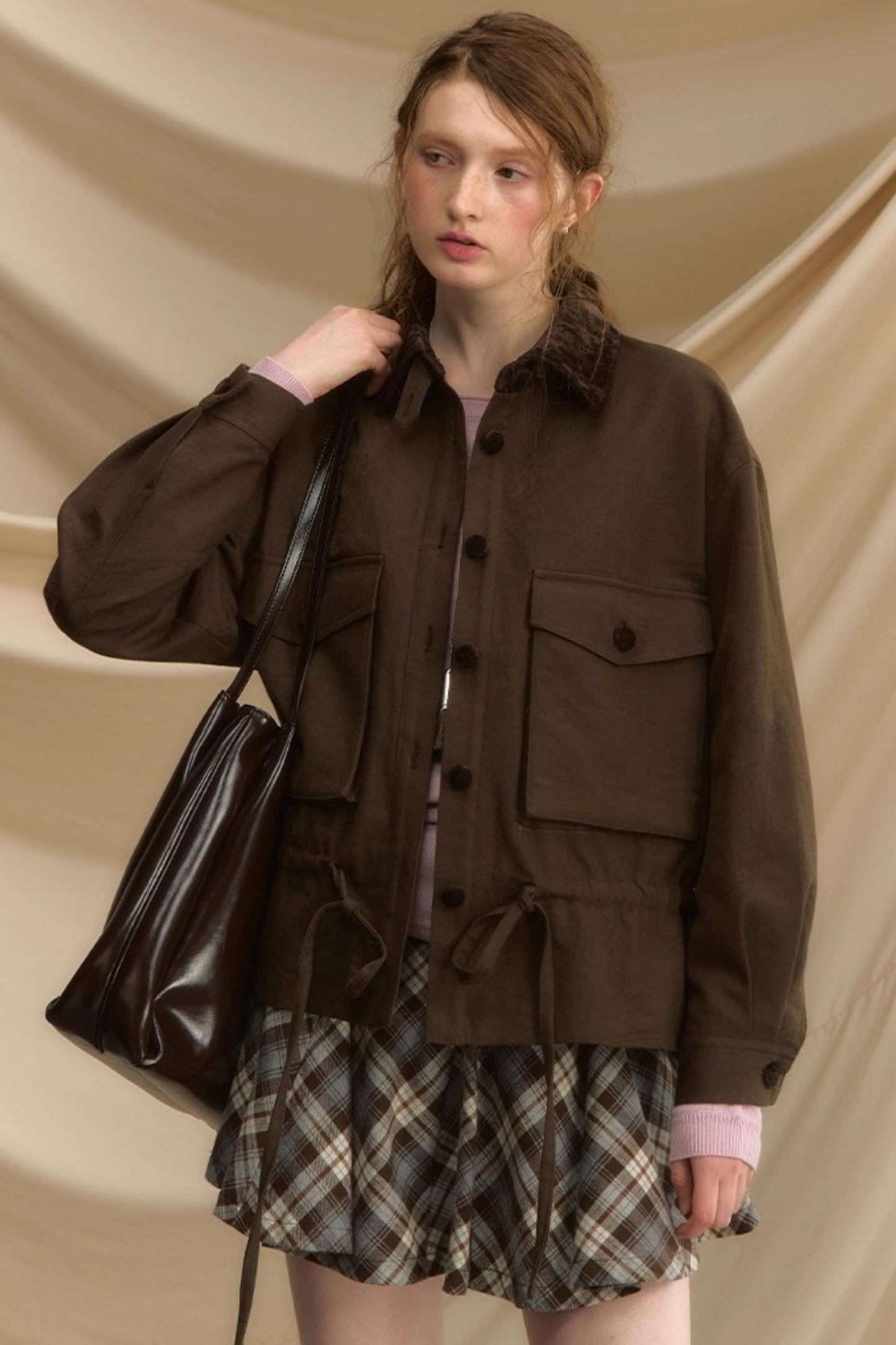 Old Poetry Leather Brown Jacket