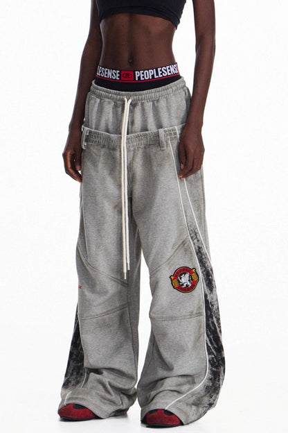 Double-Waisted Sweatpants
