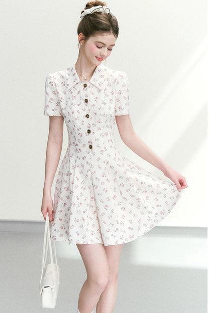 Sweet Floral A-Line Dress